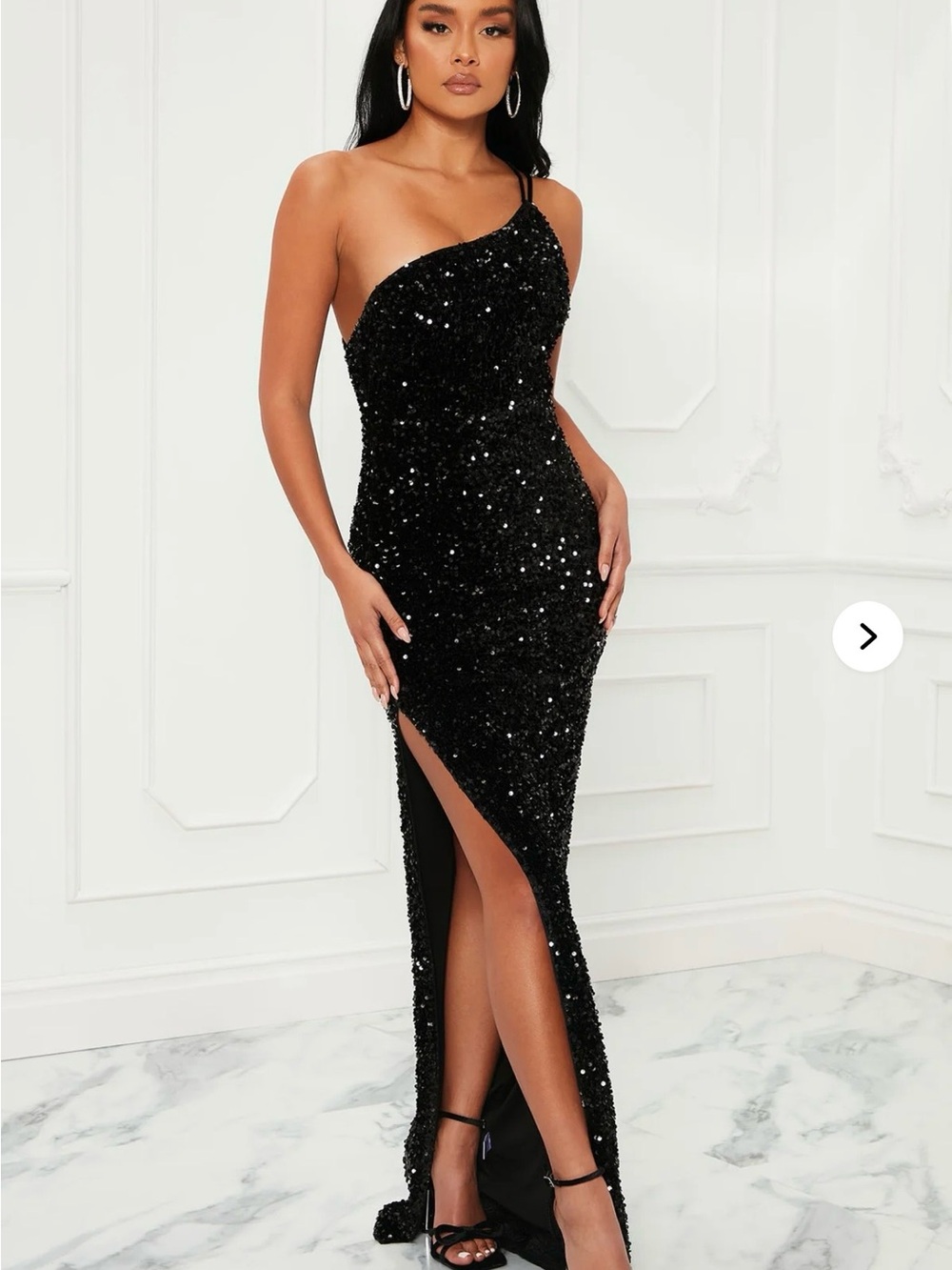 Forever Shining Sequin Maxi Dress by Fashion Nova